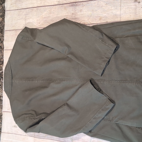 L.L. Bean Men's green khaki vented safari travel size 42 short jacket - Picture 7 of 16